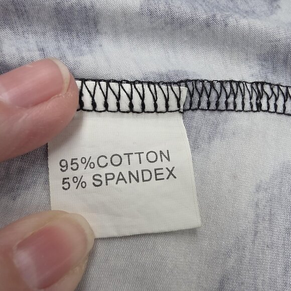 OUGES Dress Womens XL Black White Leopard Print Button Front Pockets Long Sleeve - Picture 7 of 10